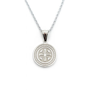 CELIAN zlat obesek s križem